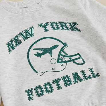 New York Football Baby Set