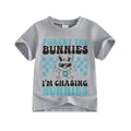 Chasing Hunnies Checkered Toddler Tee T-Shirt The Trendy Toddlers Gray 2T 