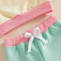 Long Sleeve Color Block Bow Toddler Set Sets The Trendy Toddlers 