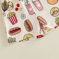 Short Sleeve Snacks Toddler Set