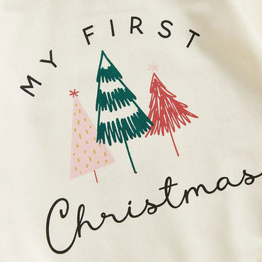 Long Sleeve My First Christmas Baby Bodysuit