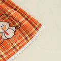 Long Sleeve Plaid Thanksgiving Baby Set