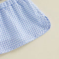 Long Sleeve Lace Collar Skirt Toddler Set