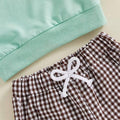 Long Sleeve Call Me Duck Checked Toddler Set Sets The Trendy Toddlers 