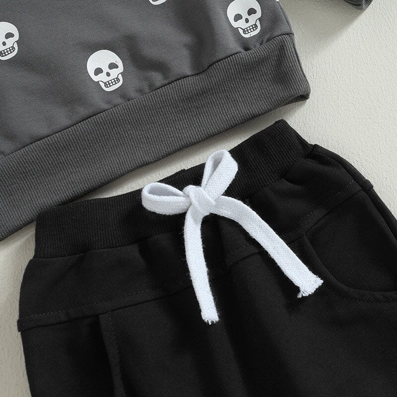 Skulls Solid Pants Baby Set Sets The Trendy Toddlers 