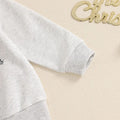 Long Sleeve Merry Christmas Baby Set   