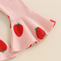 Strawberry Flared Toddler Jumpsuit   