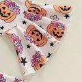 Long Sleeve Floral Pumpkin Flared Baby Set