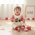 Valentine's Day Truck Baby Jumpsuit