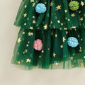 Tie Straps Christmas Magic Toddler Dress