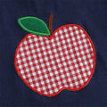 Short Sleeve Plaid Apple Toddler Set