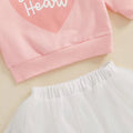 Sweetheart Tulle Skirt Toddler Set