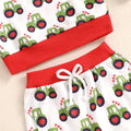 Valentine’s Day Tractor Baby Set   