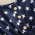4th of July Straps Toddler Romper   