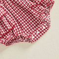 Long Sleeve Checkered Collar Baby Romper Rompers The Trendy Toddlers 