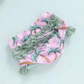 Tropical Ruffled Baby Swimsuit   