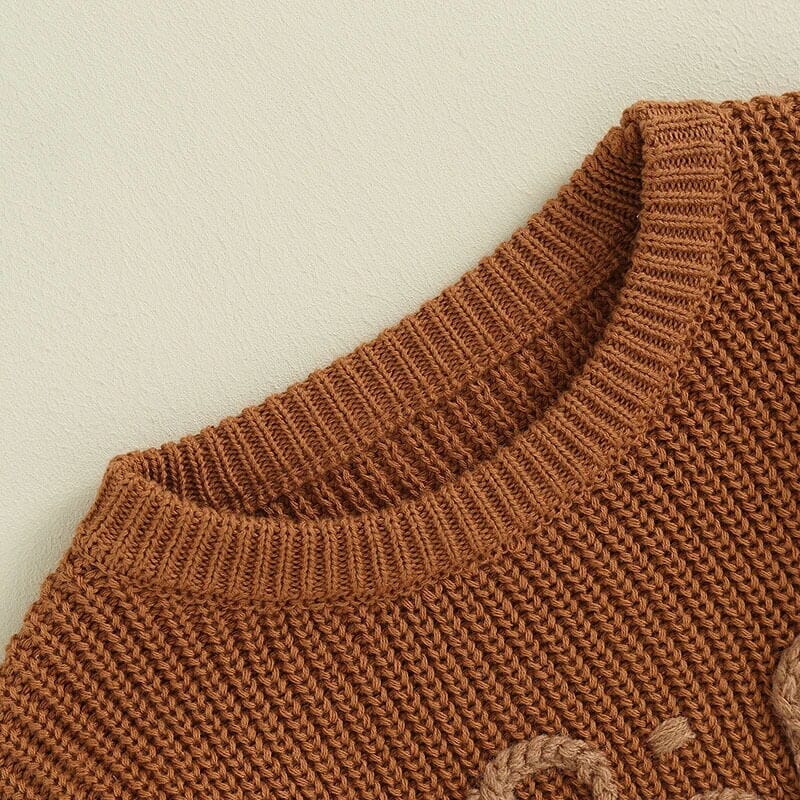 Big Sister Knitted Toddler Sweater   