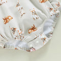 Fly Sleeve Bunny Baby Romper   