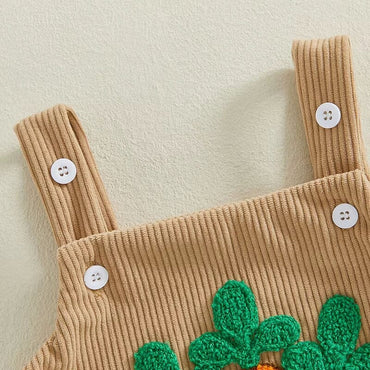 Sleeveless Carrot Baby Romper