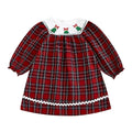 Christmas Plaid Toddler Dress   