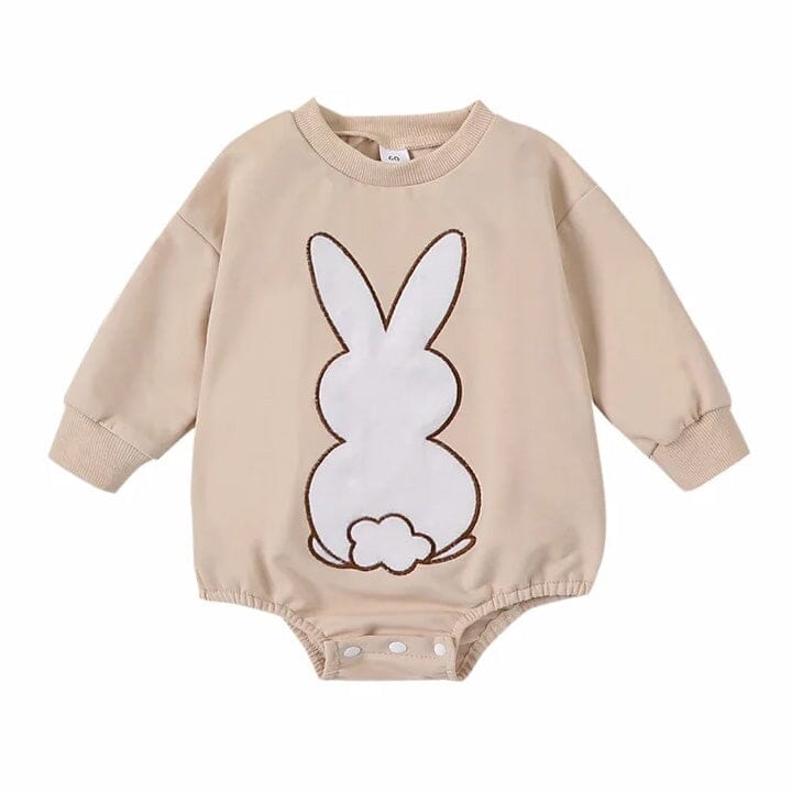 Long Sleeve Bunny Baby Bodysuit   
