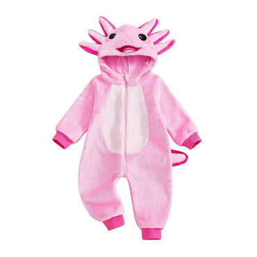 Long Sleeve Axolotl Halloween Baby Costume