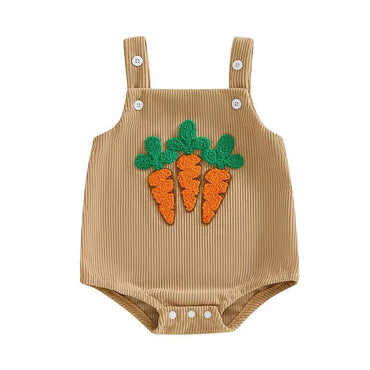 Sleeveless Carrot Baby Romper