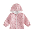 Floral Zipper Toddler Jacket Pink 9-12 M
