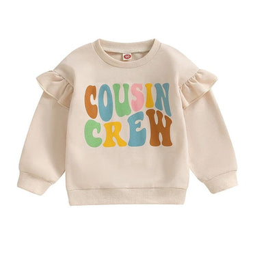 Cousin Crew Ruffled Toddler Sweatshirt   