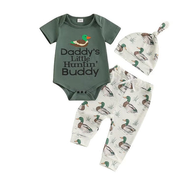 Daddy's Little Huntin Buddy Baby Set