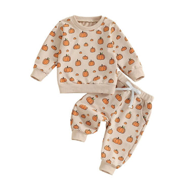 Long Sleeve Pumpkins Toddler Set