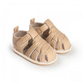 Solid Closed Toe Baby Sandals Beige 1