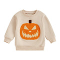 Halloween Toddler Sweatshirt Beige 3T 