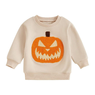 Halloween Toddler Sweatshirt Beige 12-18 M 