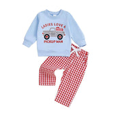 Long Sleeve Pickup Man Toddler Set