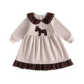 Long Sleeve Pony Lace Toddler Dress Dresses The Trendy Toddlers 