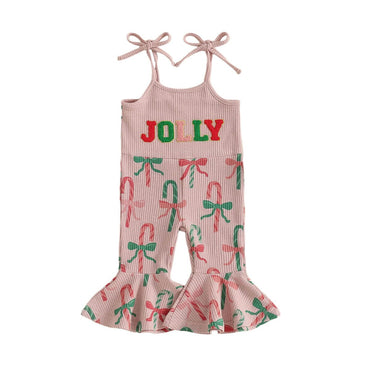 Sleeveless Jolly Flared Toddler Jumpsuit