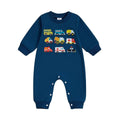 Long Sleeve Helper Cars Baby Jumpsuit