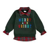 Merry and Bright Toddler Sweatshirt
