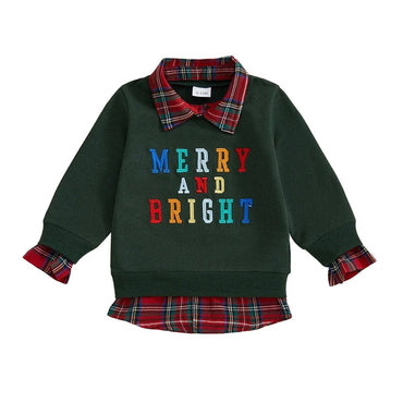 Merry and Bright Toddler Sweatshirt