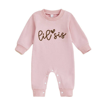Long Sleeve Lil Sis Baby Jumpsuit