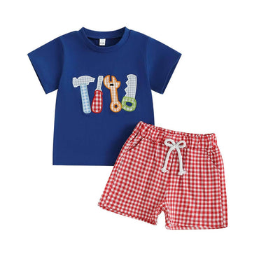 Short Sleeve Tool Toddler Set