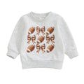 Football Bows Baby Sweatshirt   