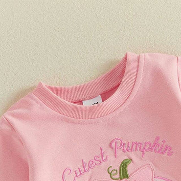 Cutest Pumpkin Pink Skirt Toddler Set Sets The Trendy Toddlers 