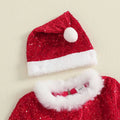 Little Miss Santa Sequin Toddler Dress