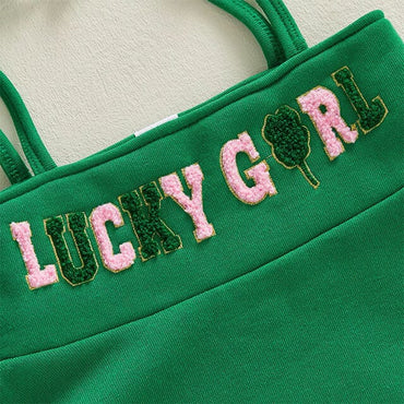 Long Sleeve Lucky Girl Baby Set