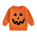 Halloween Toddler Sweatshirt Orange 12-18 M 