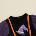 Long Sleeve Tulle Witch Toddler Dress