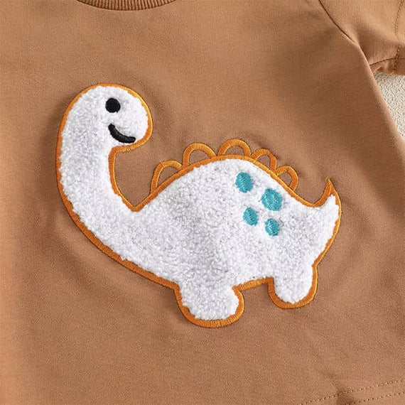 Short Sleeve Dinosaur Shorts Baby Set