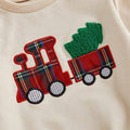 Long Sleeve Christmas Train Baby Set